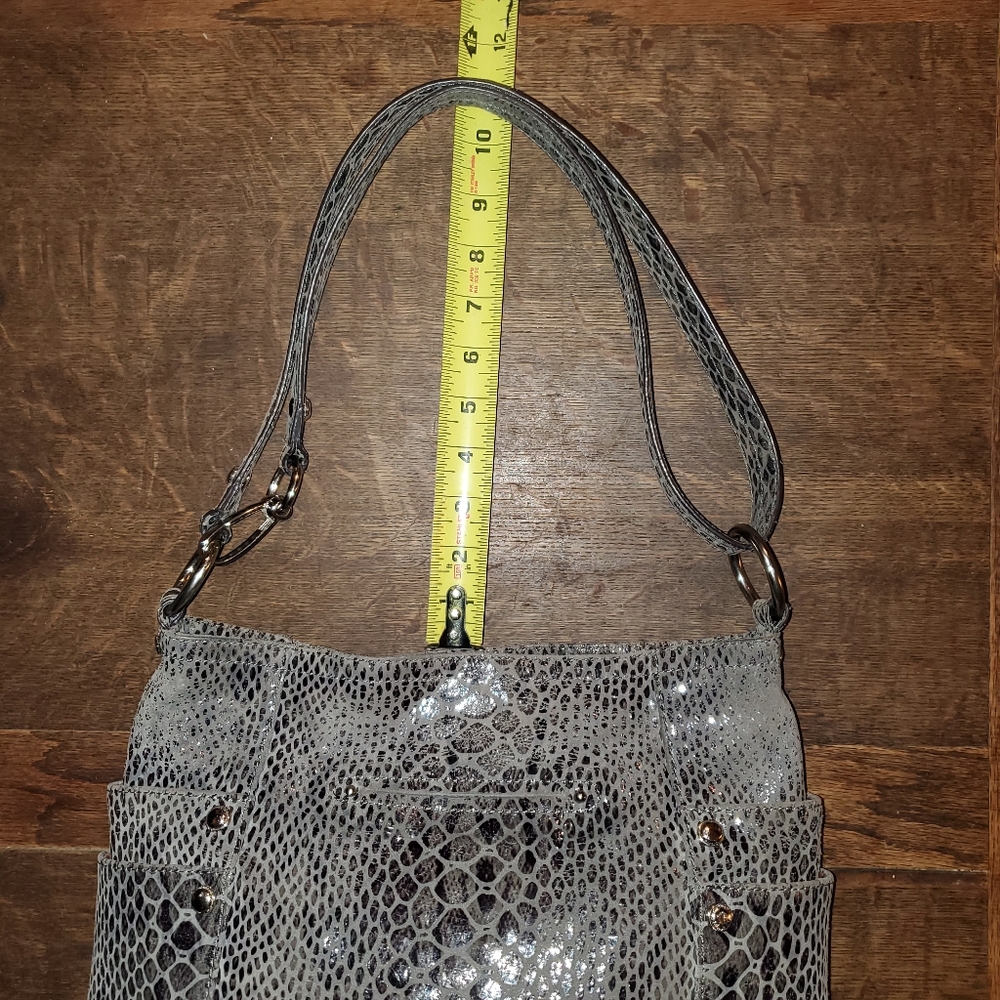 B. Makowsky vintage grey handbag - Picture 11 of 11